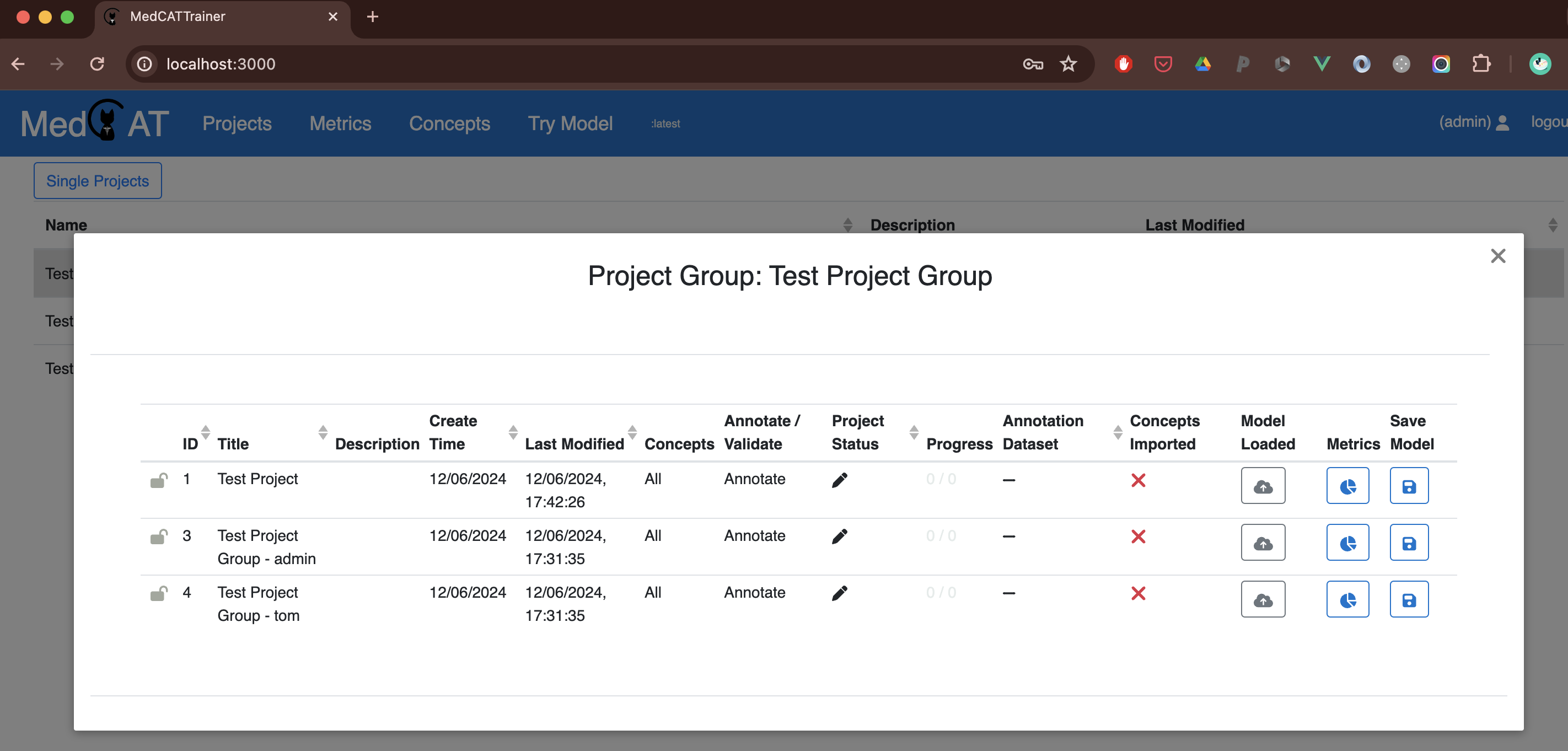 Project Group Contents